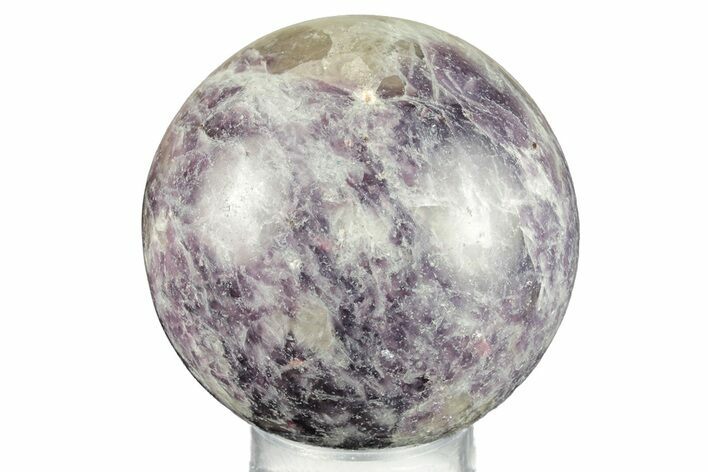 Vibrant Purple Lepidolite Sphere - Madagascar #258149
